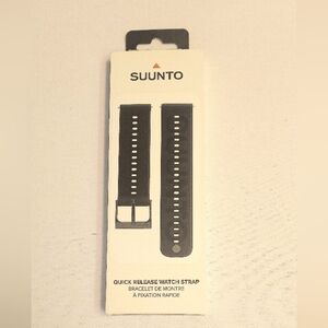 Suunto Quick Release 22 mm Silicone Athletic 6 Watch Strap Black S/M